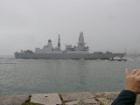 Arrival of HMS Darling in Portsmouth Harbour